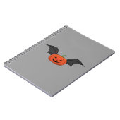Carnet Chat Citrouille d'Halloween (Côté gauche)