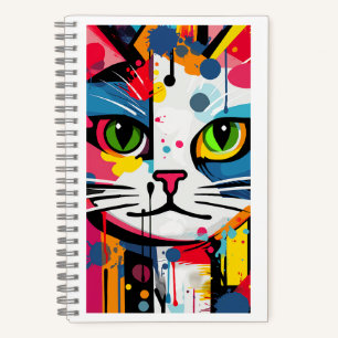 Carnet Chat Coloré