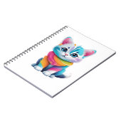 Carnet chat coloré (Côté gauche)