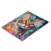 Carnet Chat coloré du Bengale (Côté gauche)