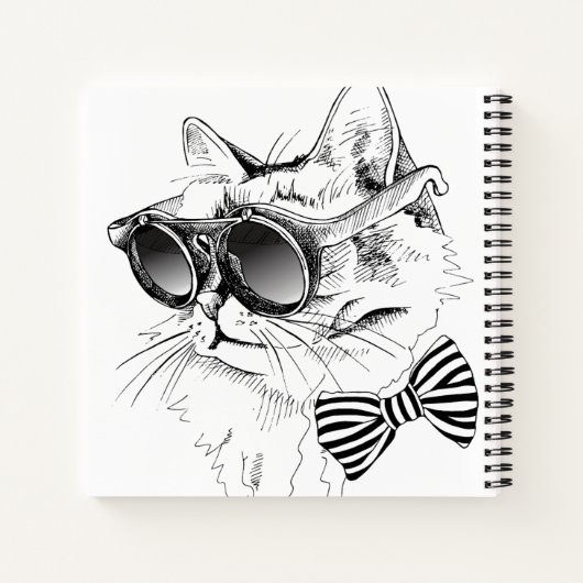 Carnet Chat cool (Dos)