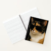 Carnet Chat cool (Intérieur)