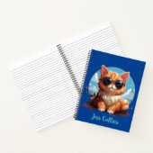 Carnet Chat Cool Enfants  (Intérieur)