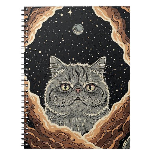 Carnet Chat Cosmique (Devant)
