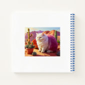 Carnet Chat Couvert – Chat Mignon et Artistique  (Dos)