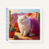 Carnet Chat Couvert – Chat Mignon et Artistique  (Devant)