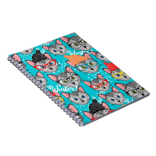 Carnet Chat dans le casquette (Côté Droit)