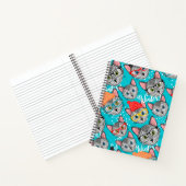 Carnet Chat dans le casquette (Intérieur)