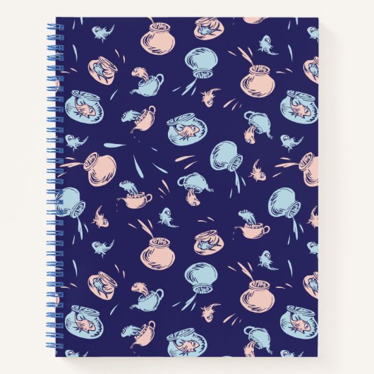 Carnet Chat Dans Le Casquette | Le Motif du poisson (Devant)