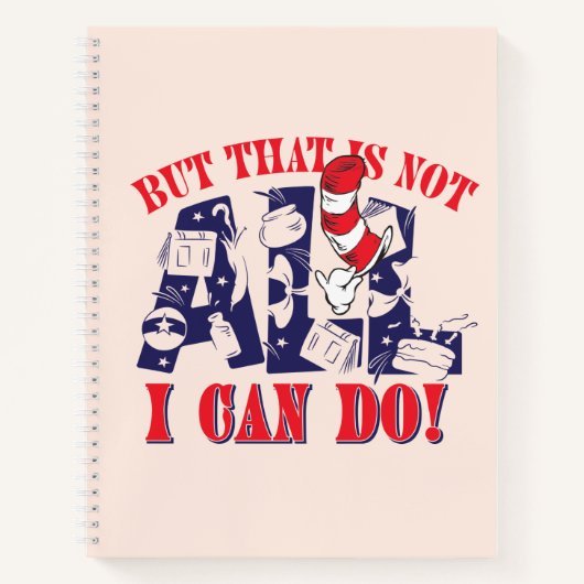 Carnet Chat dans le Casquette | Mais Je Ne Peux Pas Faire (Devant)