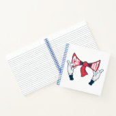 Carnet Chat dans le Chapeau | Chat Texte Nœud Papillon (Intérieur)