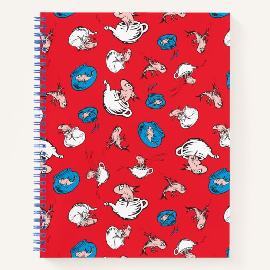 Carnet Chat dans le Chapeau | Le Poisson Rouge Motif (Devant)