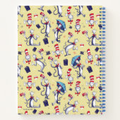 Carnet Chat dans le Chapeau | Motif Jaune (Dos)