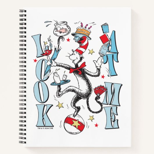 Carnet Chat dans le Chapeau | Regarde Moi (Devant)