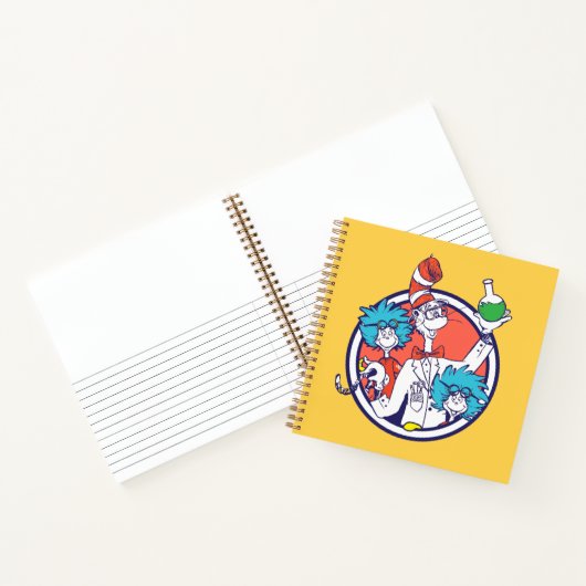 Carnet Chat dans le Chapeau & Technicien de Lab Un Techni (Intérieur)