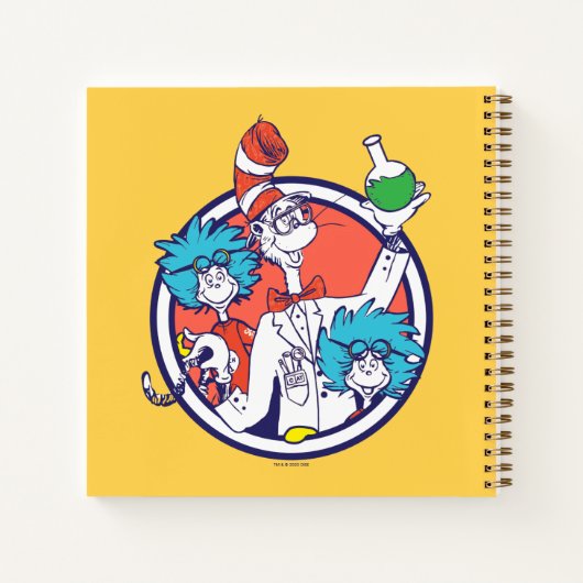 Carnet Chat dans le Chapeau & Technicien de Lab Un Techni (Dos)