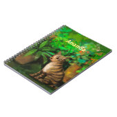 Carnet Chat dans le jardin (Côté gauche)