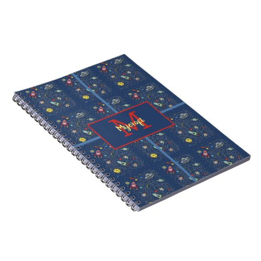 Carnet Chat dans l'espace (Côté Droit)