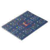 Carnet Chat dans l'espace (Côté gauche)