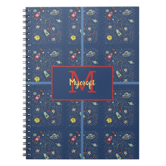 Carnet Chat dans l'espace (Devant)