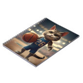 Carnet Chat de basket-ball, (Côté gauche)