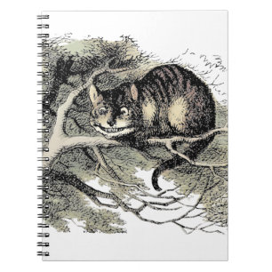 Carnet Chat de Cheshire Alice au Pays des Merveilles Clas
