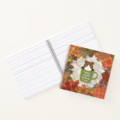 Carnet Chat de congé d'automne (Intérieur)