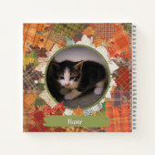 Carnet Chat de congé d'automne (Dos)