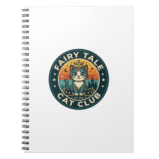 Carnet Chat de conte de fée Conception de chaton mignon - (Devant)