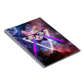 Carnet Chat de galaxie de hippie (Côté Droit)