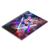 Carnet Chat de galaxie de hippie (Côté gauche)