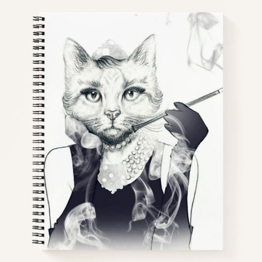 Carnet Chat de glamour (Devant)