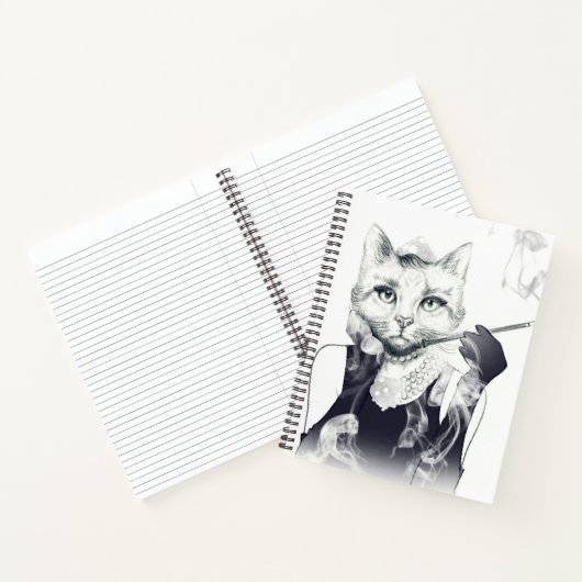 Carnet Chat de glamour (Intérieur)