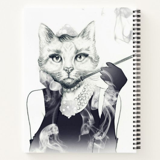 Carnet Chat de glamour (Dos)