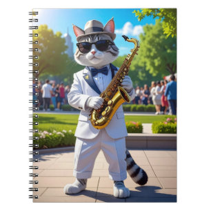 Carnet Chat de jazz cool