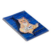 Carnet Chat de joueur roux (Côté Droit)