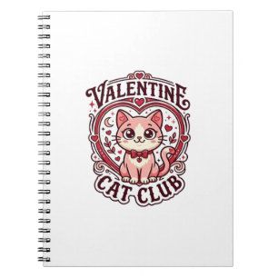 Carnet Chat de la Saint-Valentin Dessin drôle pour amateu