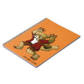 Carnet Chat de loup-garou d'Halloween (Côté gauche)