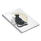 Carnet Chat de lune d'art vintage (Côté Droit)