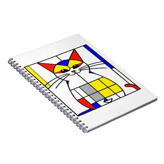 Carnet Chat de Mondrian (Côté Droit)