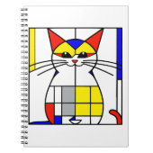 Carnet Chat de Mondrian (Devant)