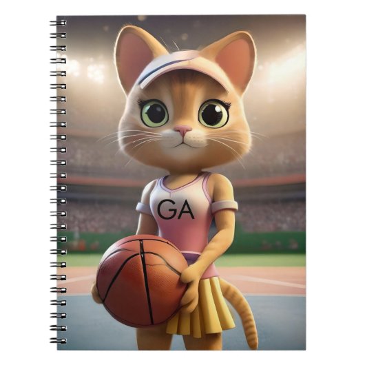 Carnet Chat de Netball Féminin, (Devant)