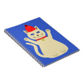 Carnet Chat de Noël mignon (Côté Droit)