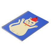 Carnet Chat de Noël mignon (Côté gauche)