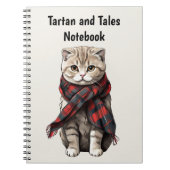 Carnet Chat de pliage écossais (Devant)