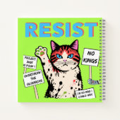 Carnet Chat de protestation de résistance (Dos)