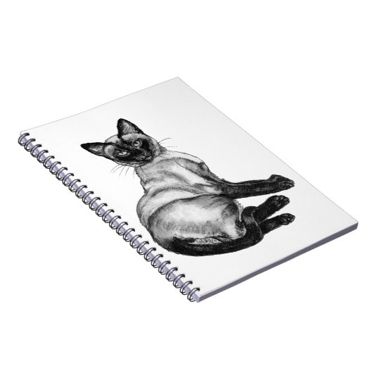 Carnet Chat de Siamese (Côté Droit)