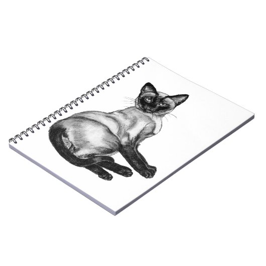 Carnet Chat de Siamese (Côté gauche)