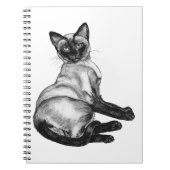 Carnet Chat de Siamese (Devant)