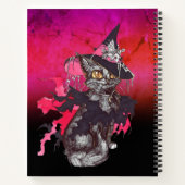 Carnet Chat de sorcière (Dos)